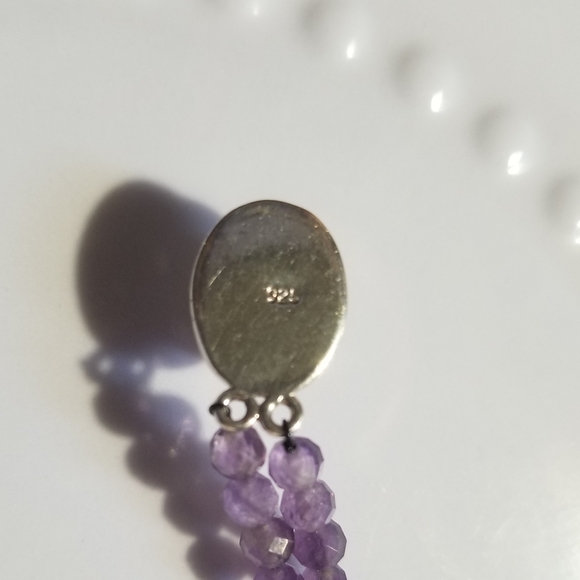 OOAK STERLING AMETHYST BRACELET - Picture 4 of 7
